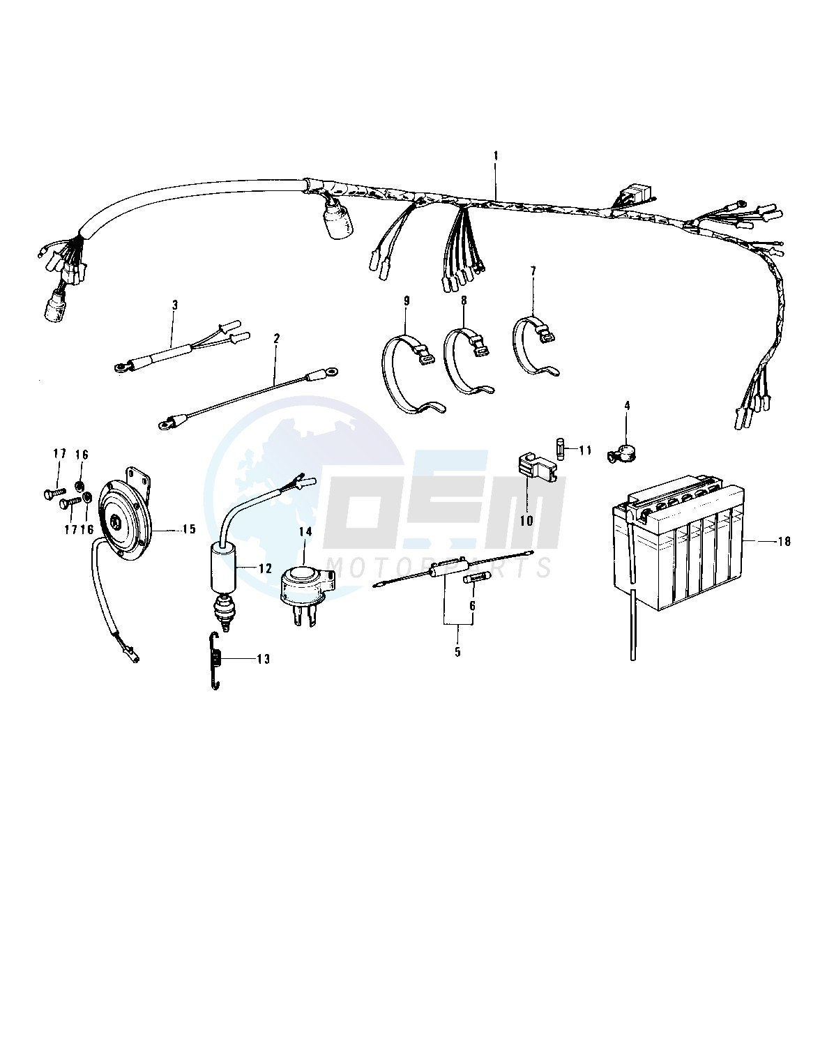 CHASSIS ELECTRICAL EQUIPMENT -- 74-75 S3_S3-A- - image