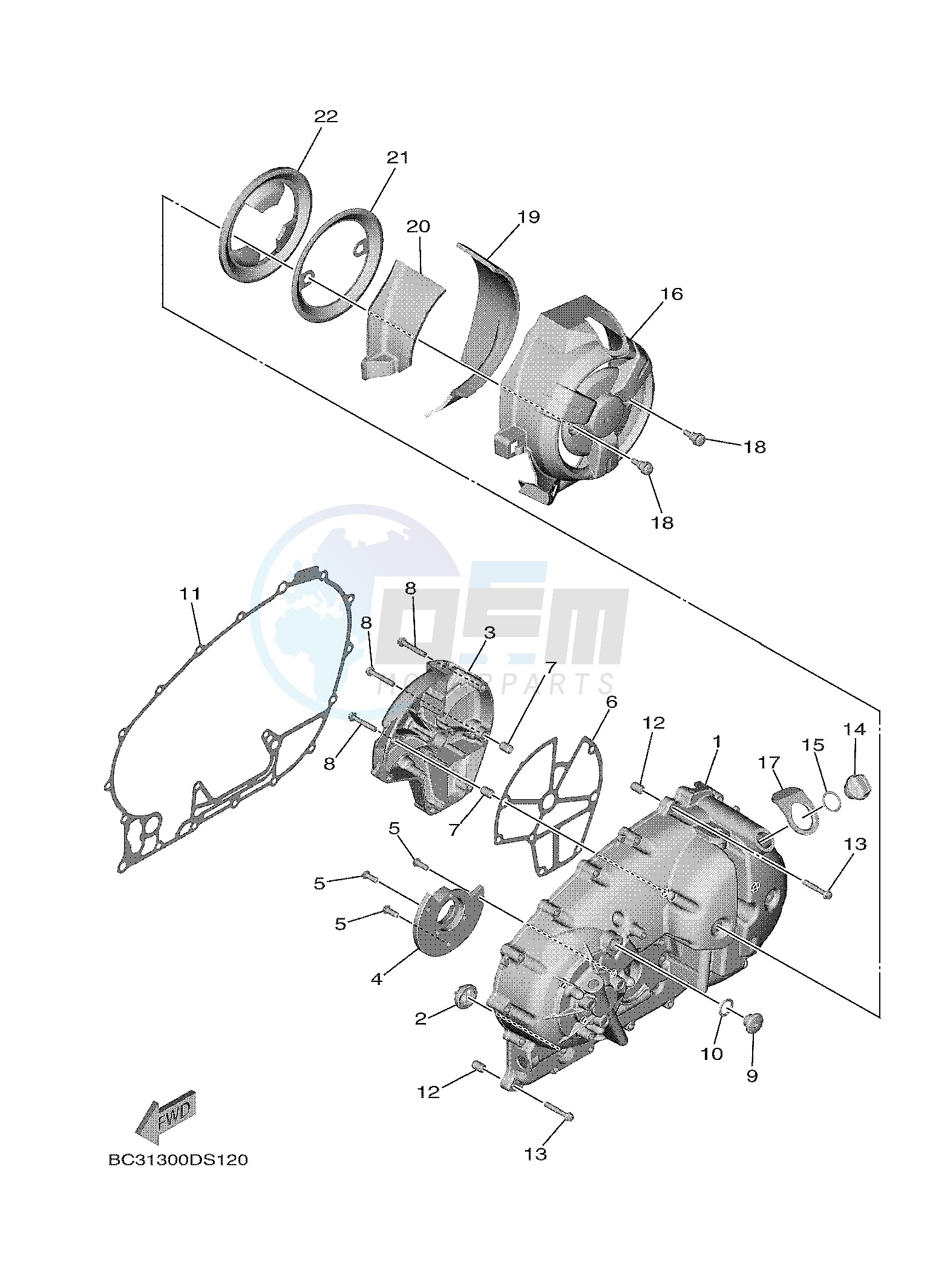 CRANKCASE COVER 1 image