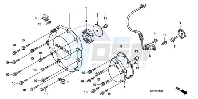 RIGHT CRANKCASE COVER image