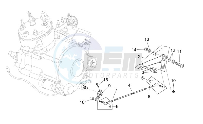 Engine - Gear lever blueprint