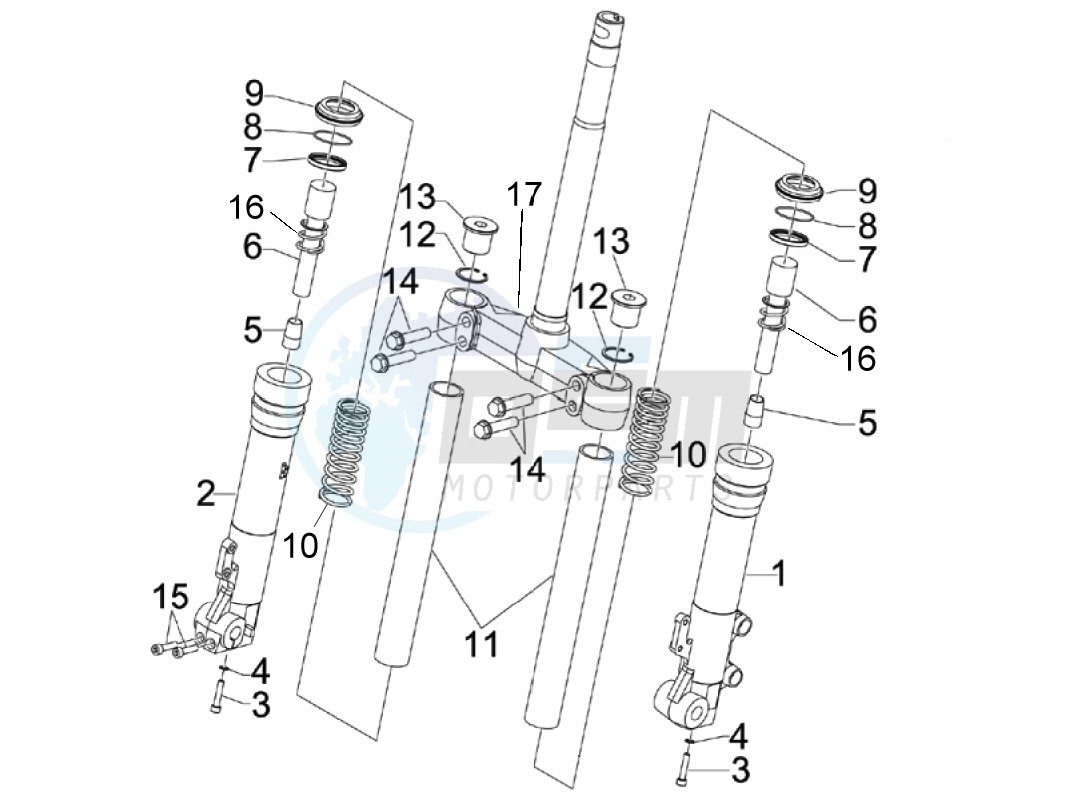 Fork's components (Kayaba) blueprint