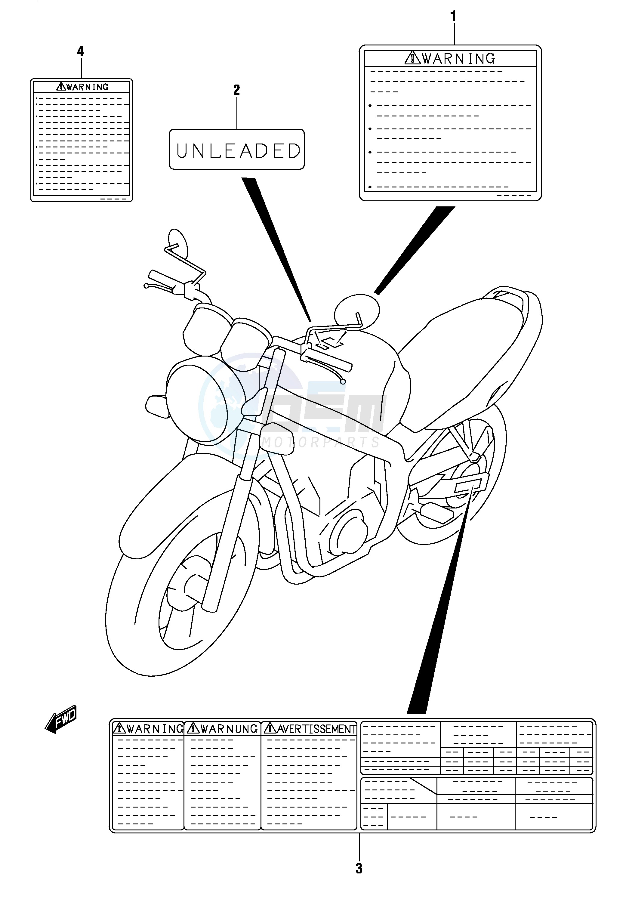 LABEL (MODEL K4) blueprint