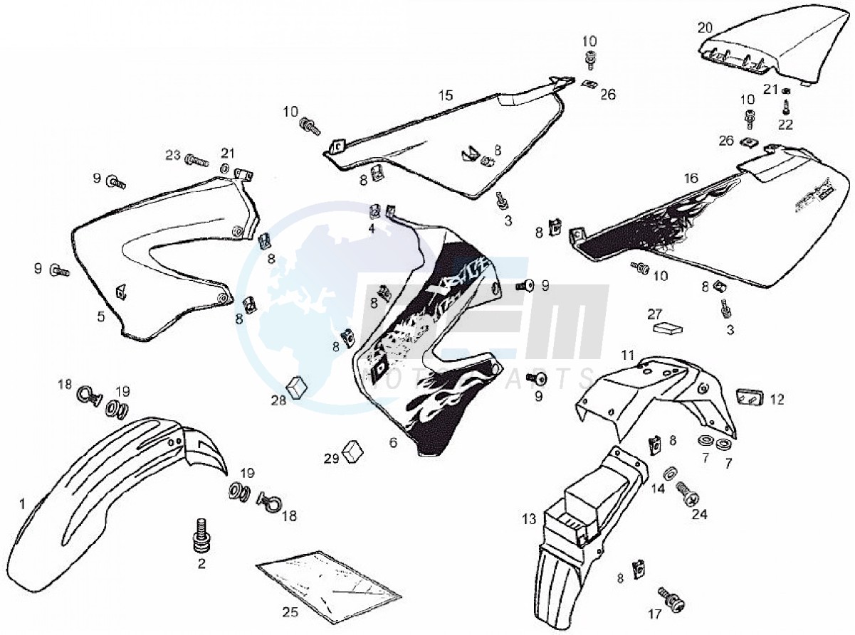 Fairings 2009 (Positions) image