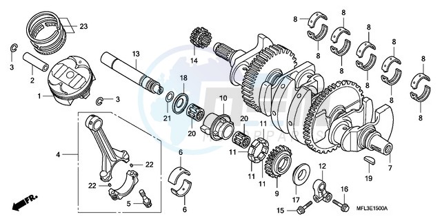 CRANKSHAFT/PISTON image