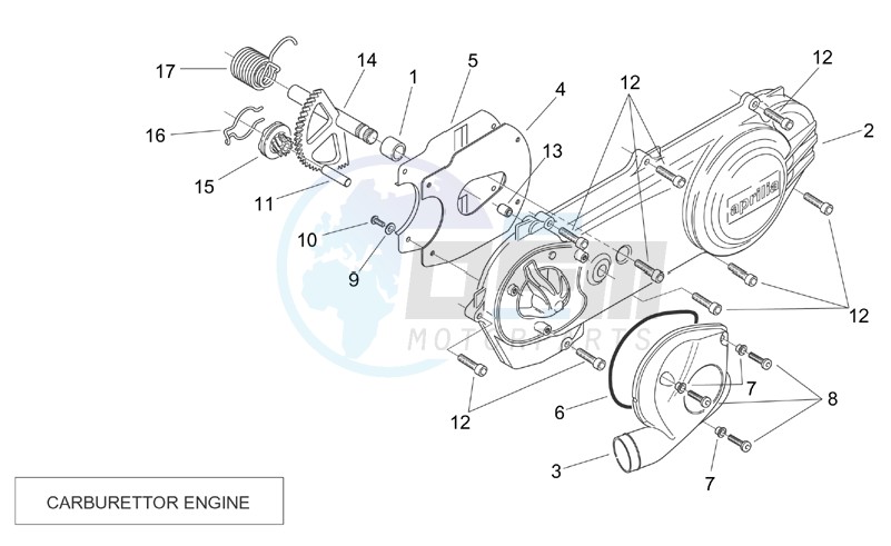 Transmission cover (Carburettor) image