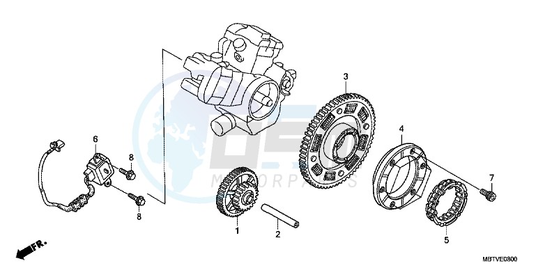 PULSE GENERATOR/STARTING CLUTCH image