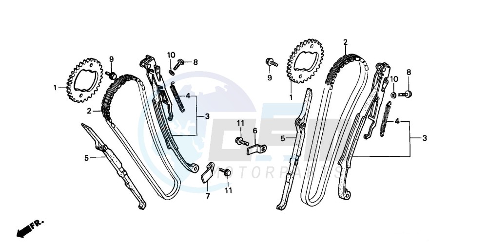 CAM CHAIN/TENSIONER image