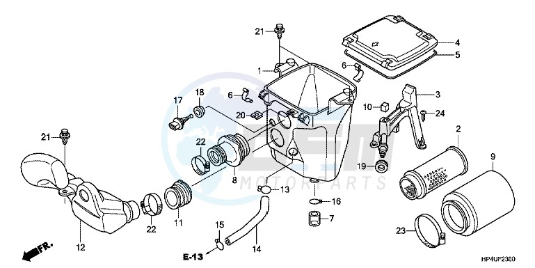 AIR CLEANER blueprint