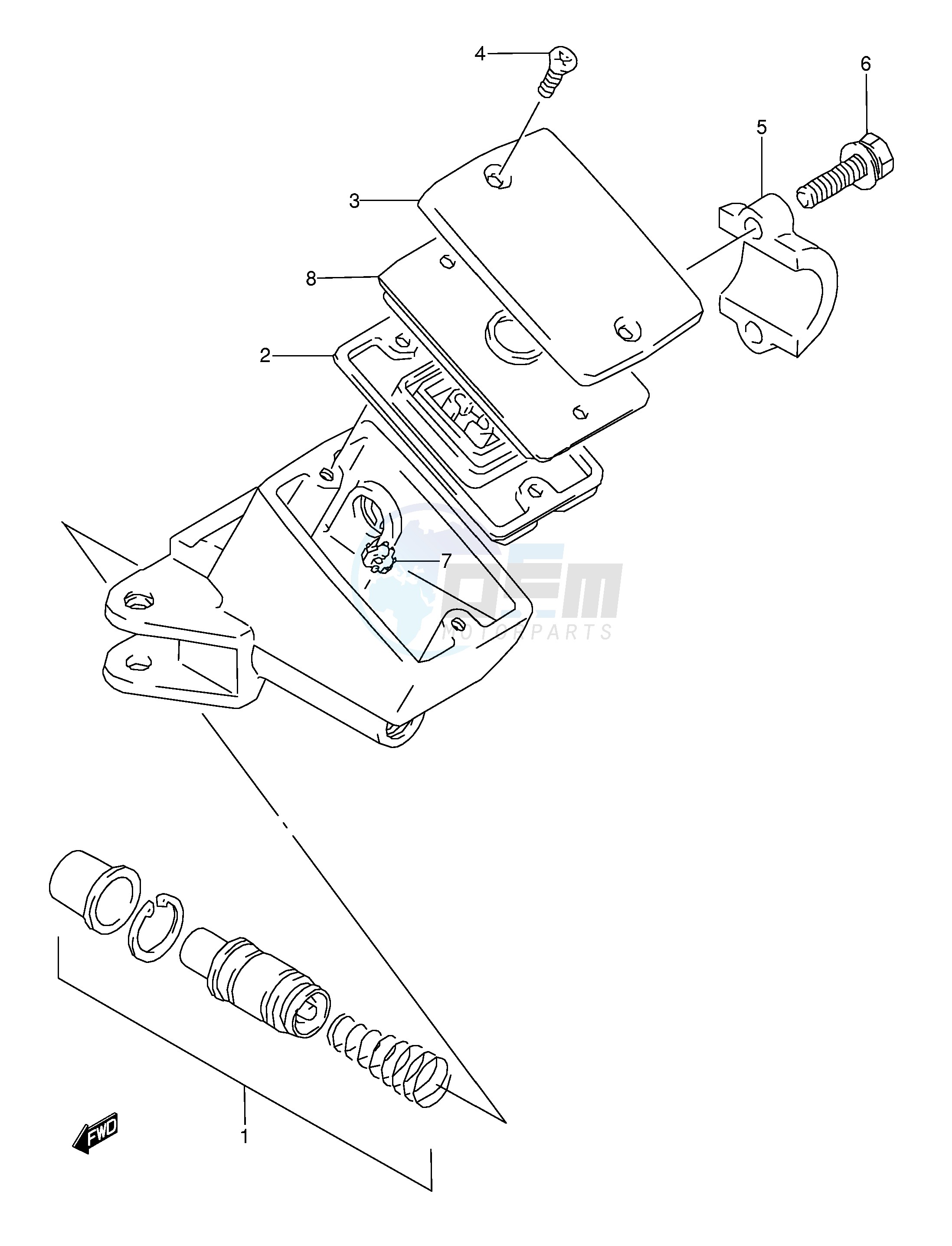 FRONT MASTER CYLINDER (MODEL S T V W) image