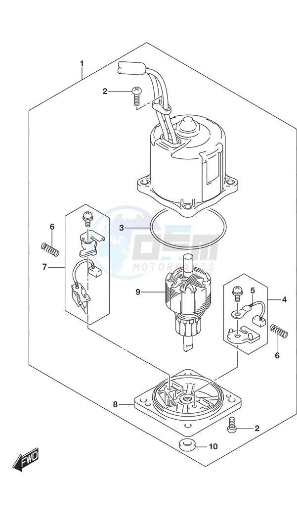 PTT Motor w/Transom (X or XX) blueprint