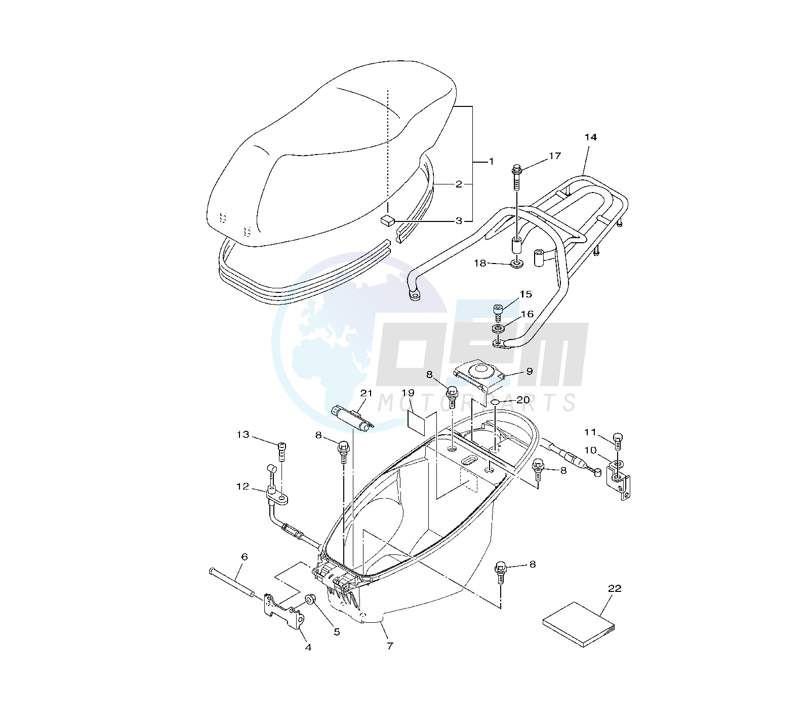 SEAT AND CARRIER blueprint
