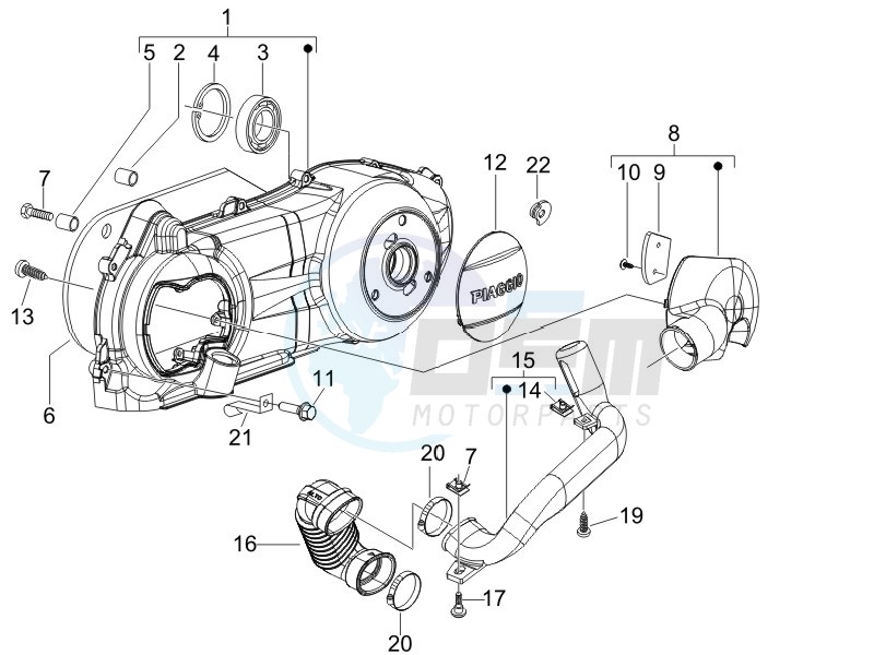 Crankcase cover - Crankcase cooling image