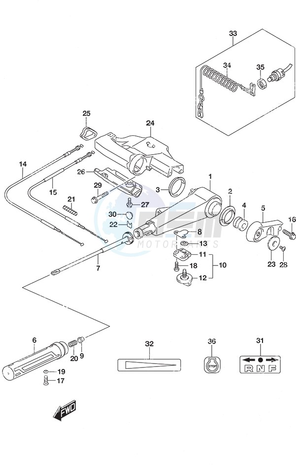 Tiller Handle image