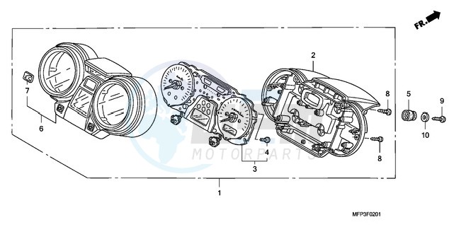 METER (CB1300S/CB1300SA) image