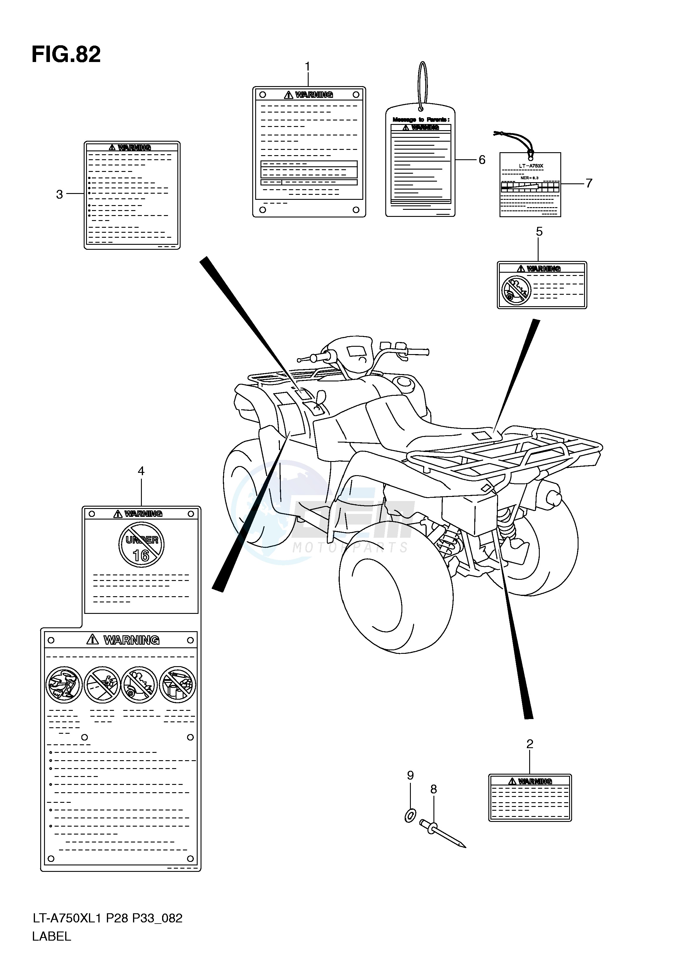 LABEL (LT-A750XL1 P33) blueprint