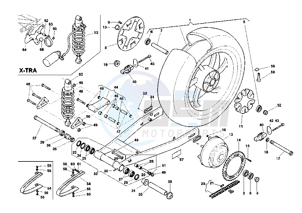 REAR SWING ARM image