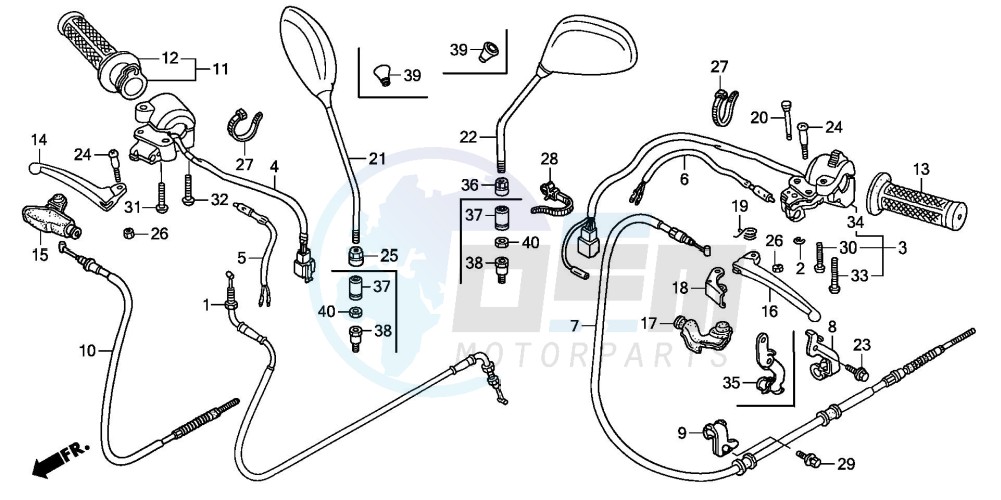 HANDLE LEVER/SWITCH/CABLE blueprint