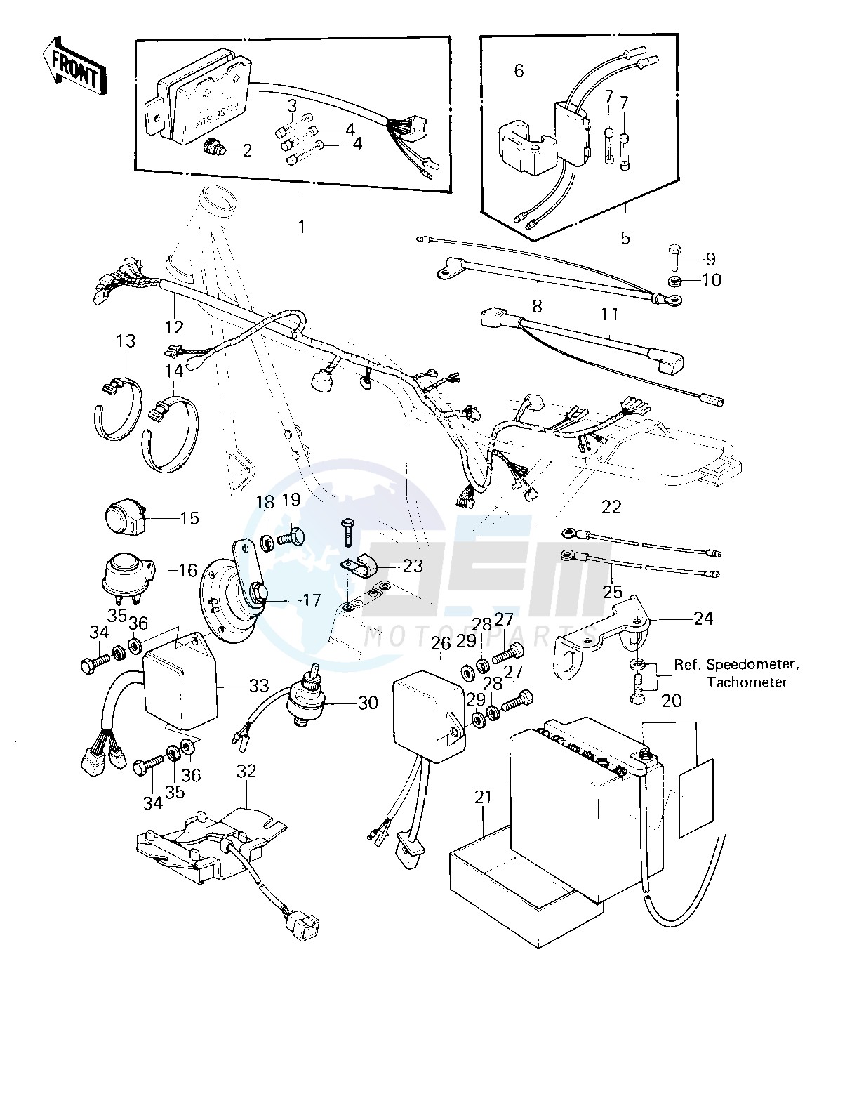 CHASSIS ELECTRICAL EQUIPMENT -- 80 D3- - blueprint