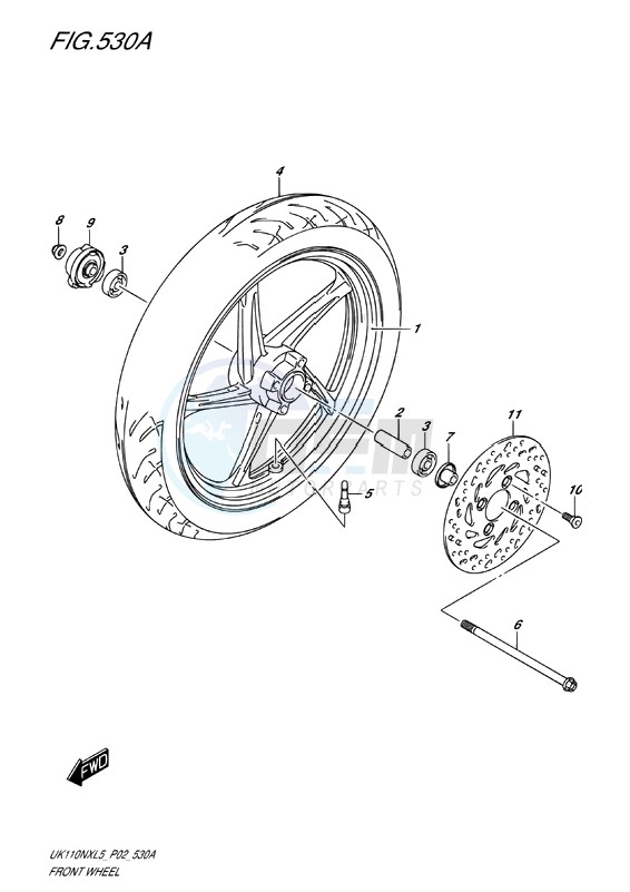 FRONT WHEEL image