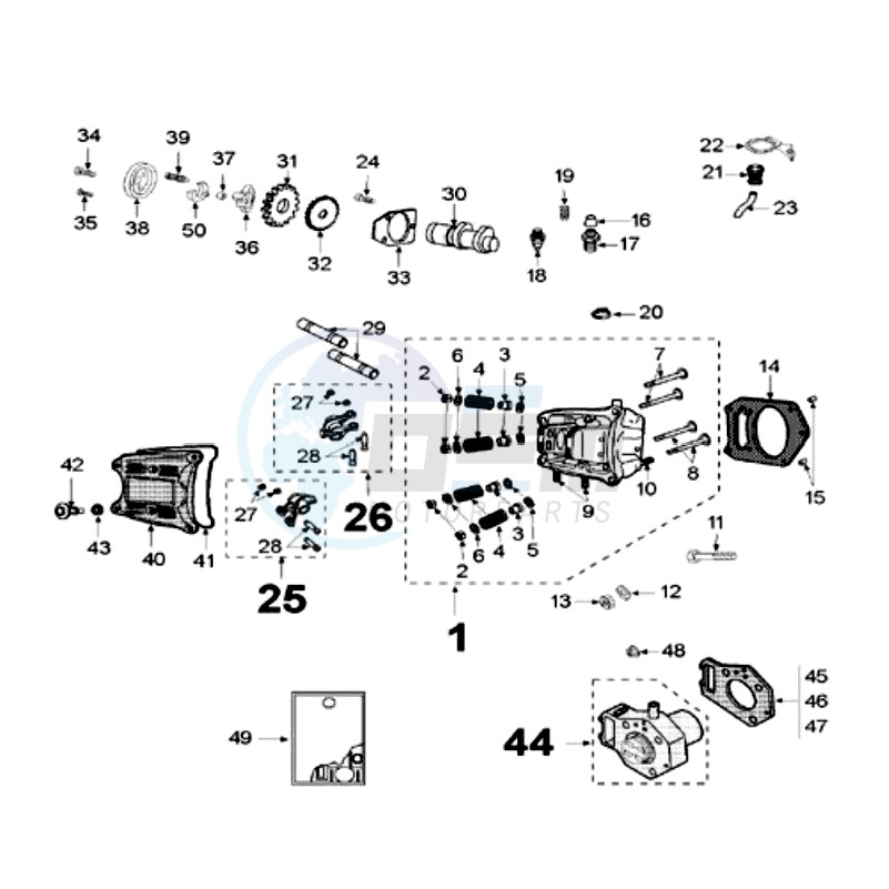 CYLINDER HEAD AND CYLINDER image