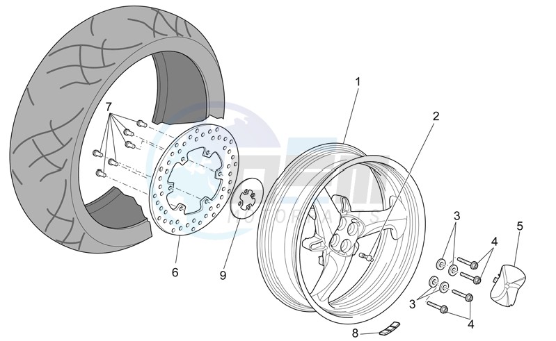 Std Rear wheel image