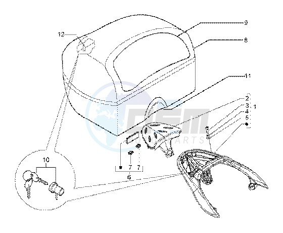 Rear carrier blueprint