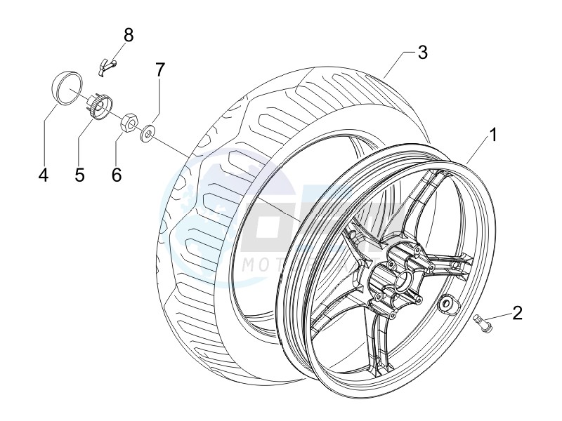 Rear Wheel blueprint