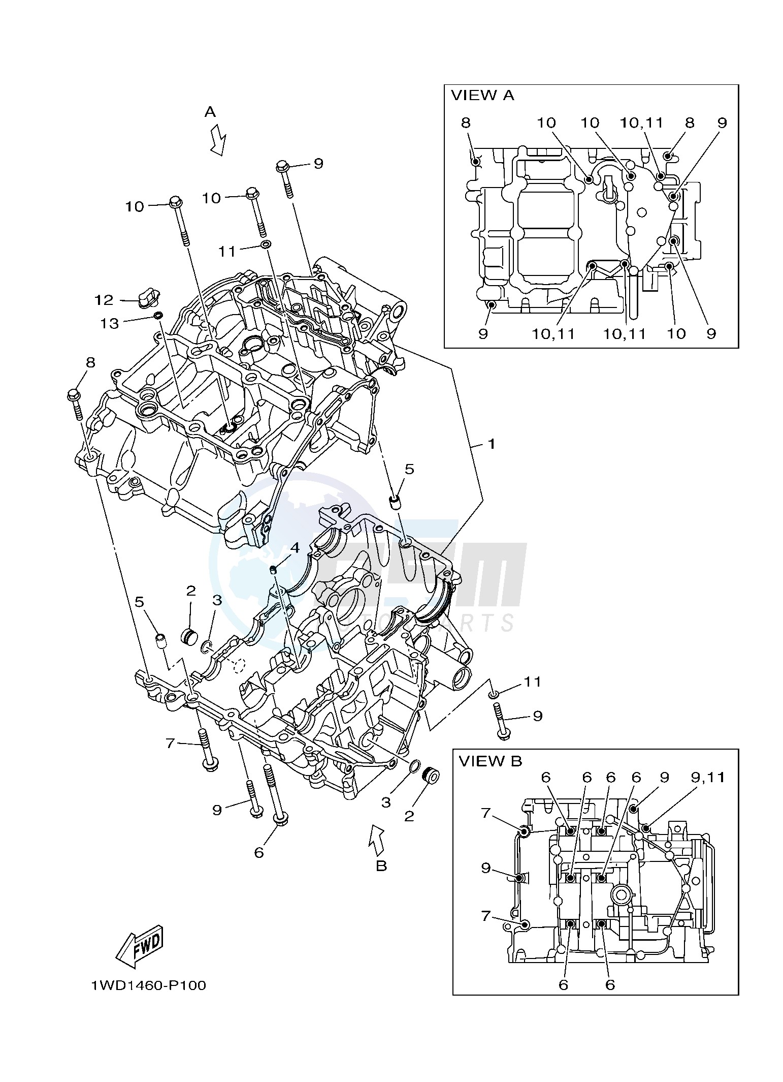 CRANKCASE blueprint