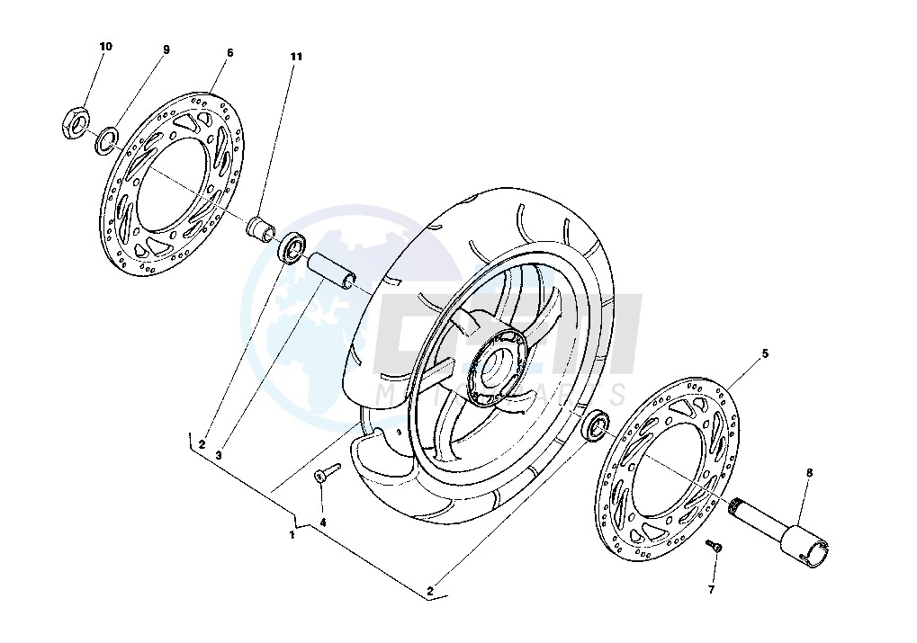 FRONT WHEEL ALLOY image