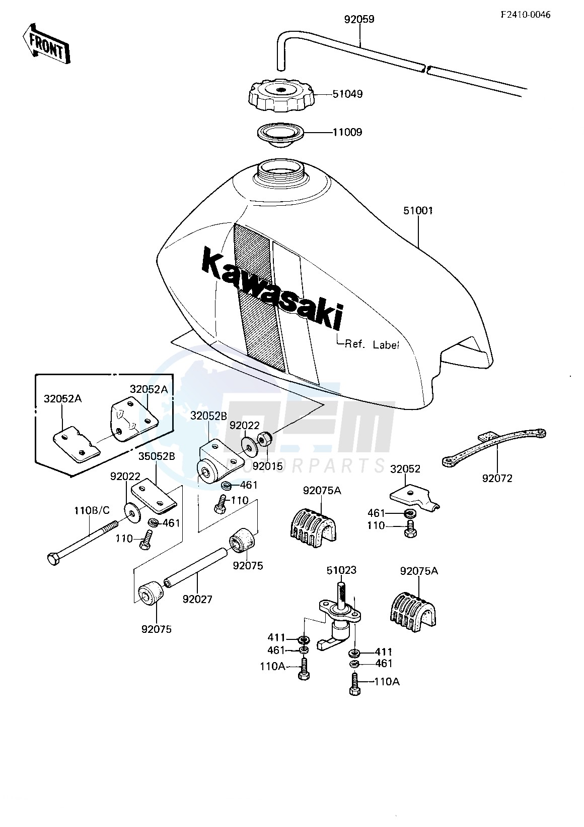 FUEL TANK -- 81-82 A2_A3- - image