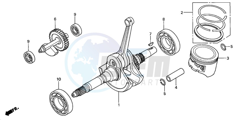 CRANKSHAFT/PISTON blueprint