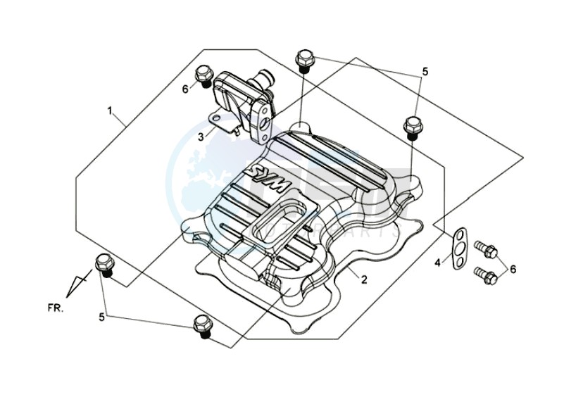 CYLINDER HEAD COVER / CAMSHAFT CHAIN image