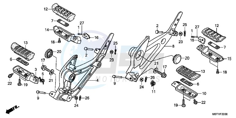 TOP BOX PILLION PAD (LOW) image