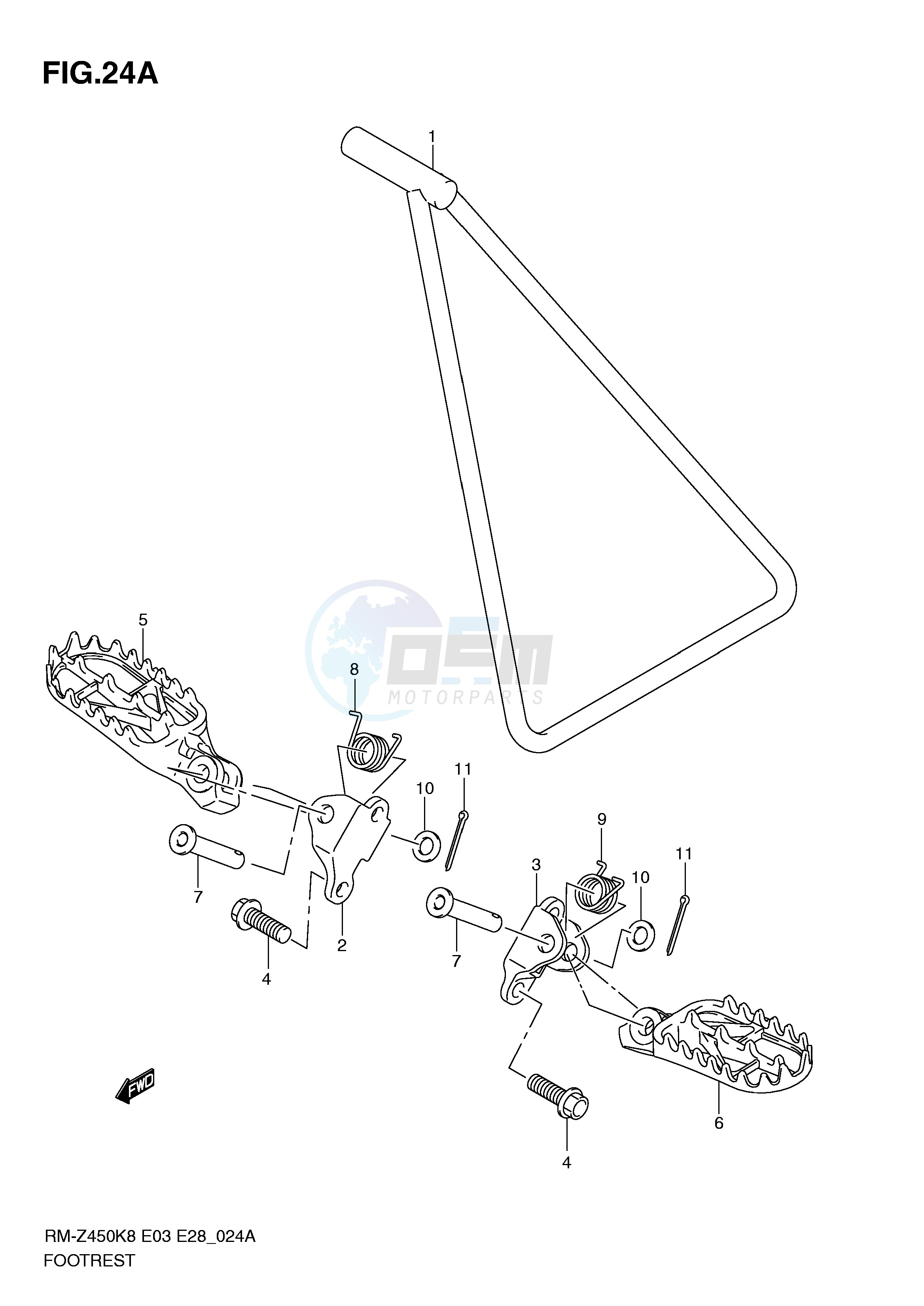 FOOTREST (RM-Z450L1) image