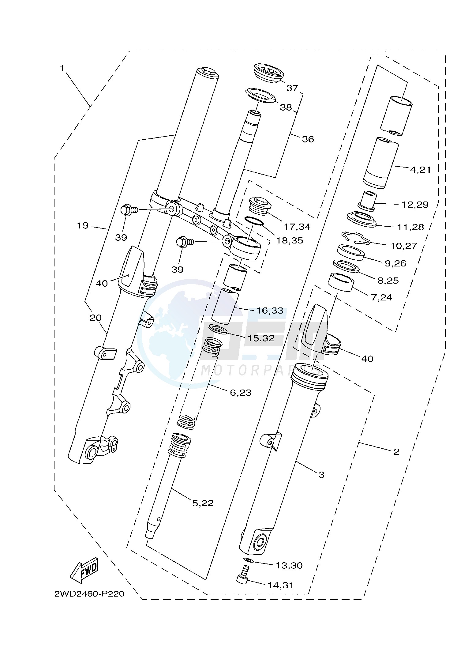 FRONT FORK image