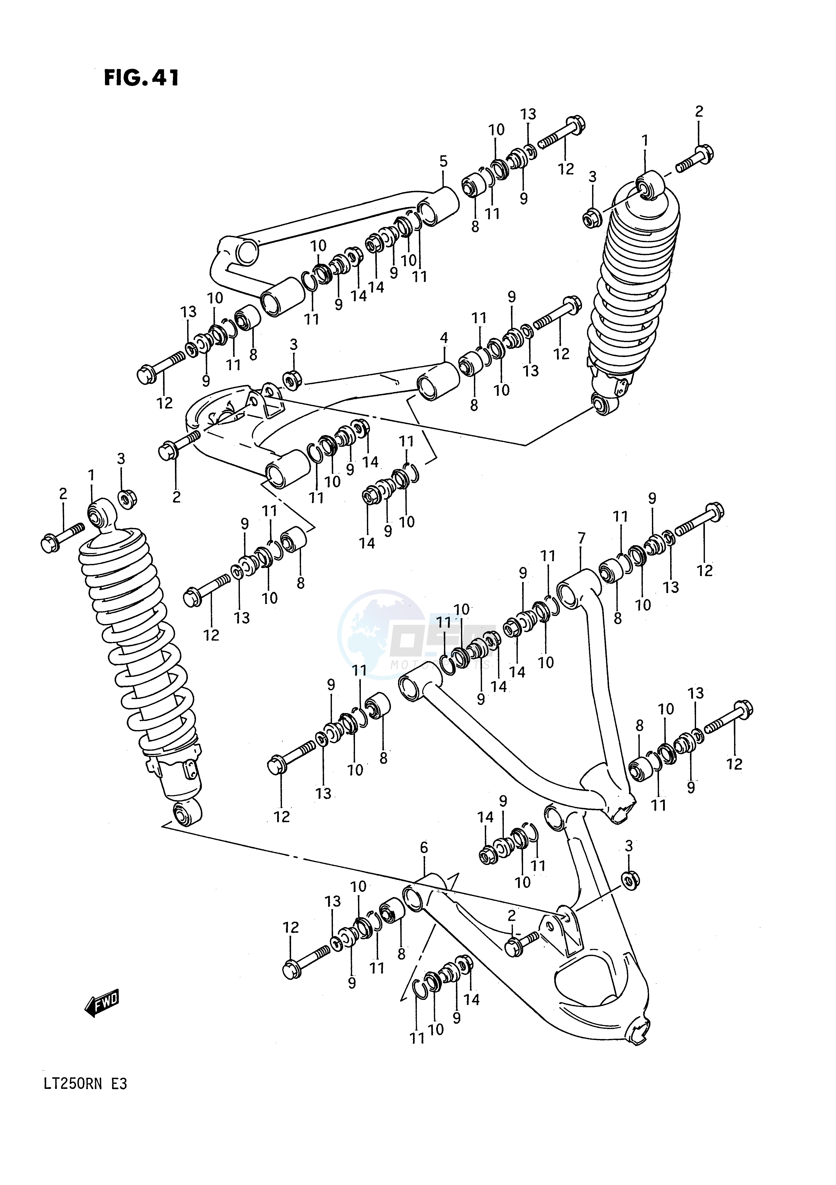 SUSPENSION ARM (MODEL F G) image