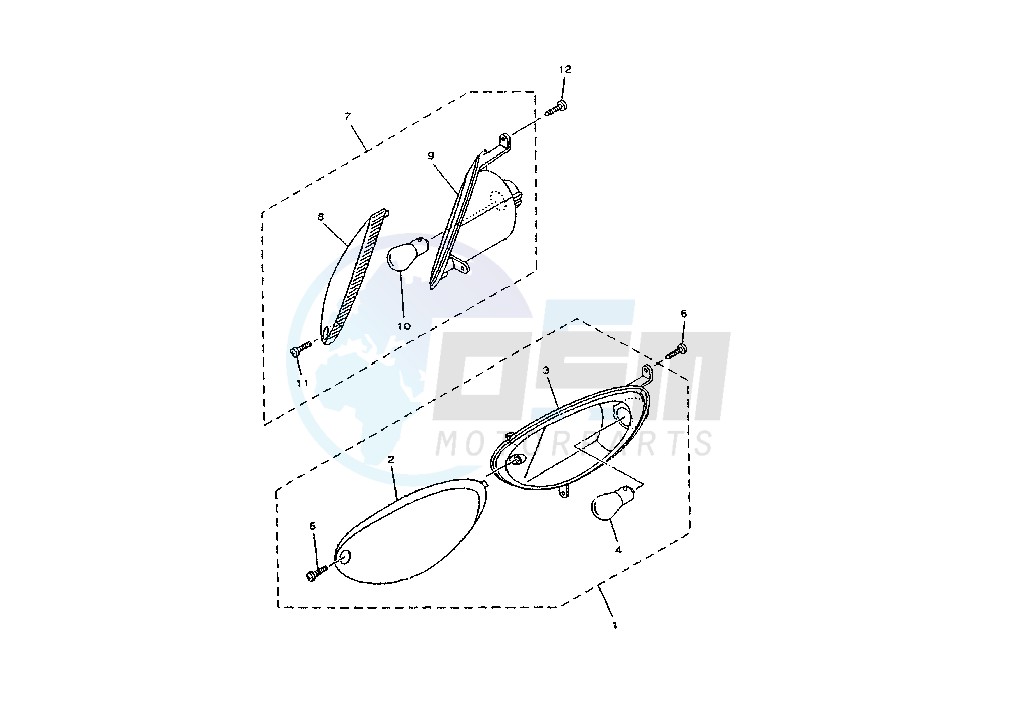 FRONT FLASHER LIGHTS blueprint