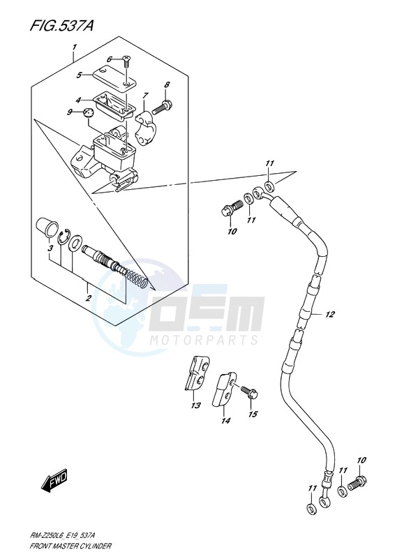 FRONT MASTER CYLINDER image