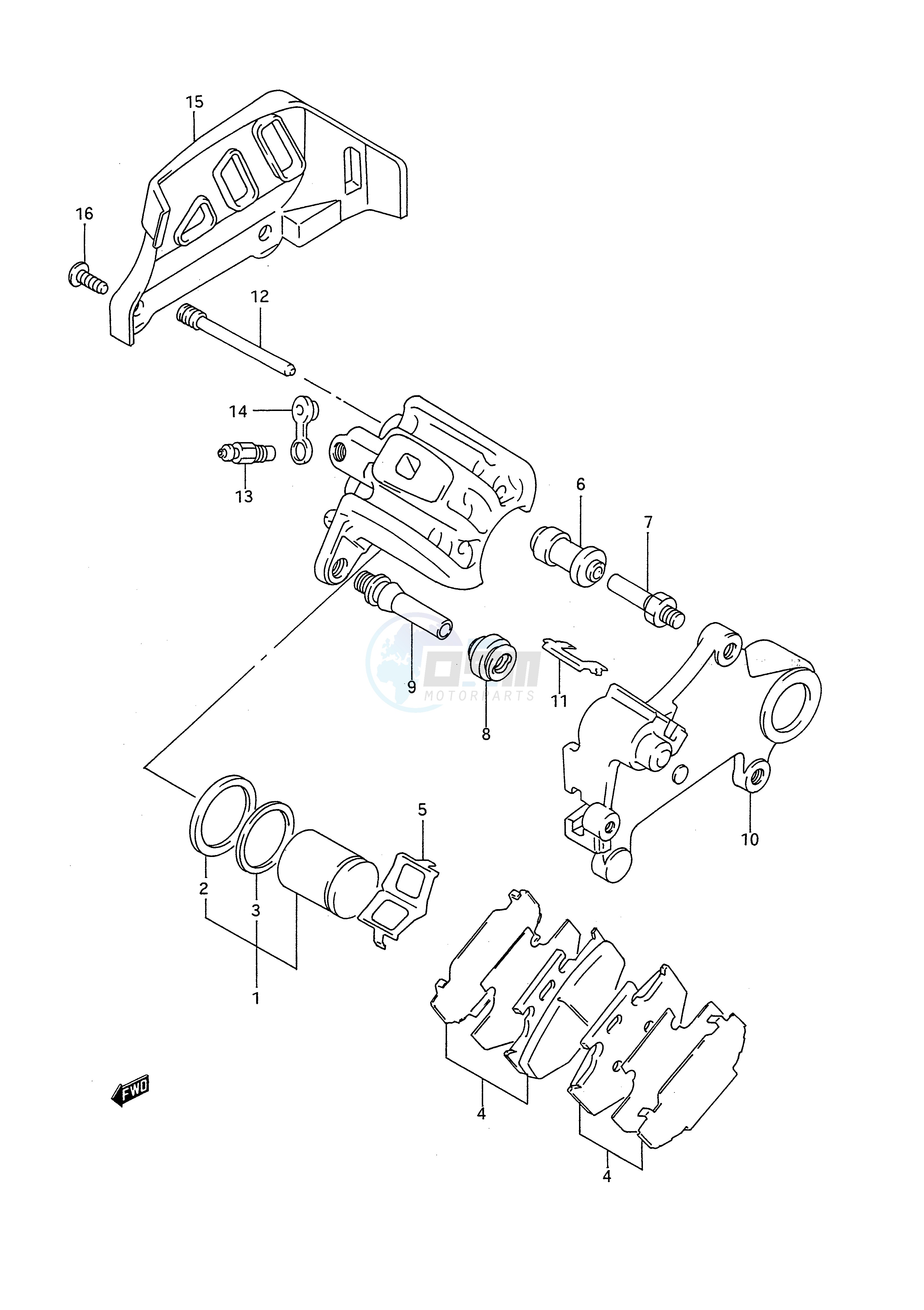 REAR CALIPERS (MODEL N) image