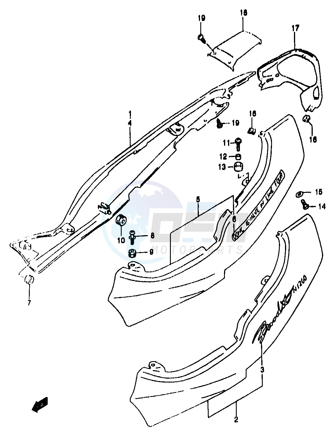 FRAME COVER (GSF1200Y SY) image