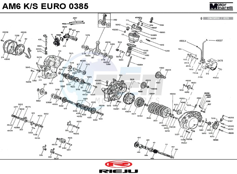 ENGINE  AM6 KS EURO 0385 blueprint