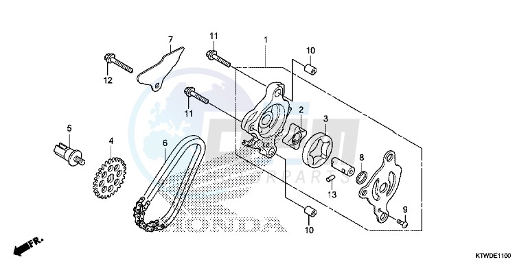 OIL PUMP blueprint