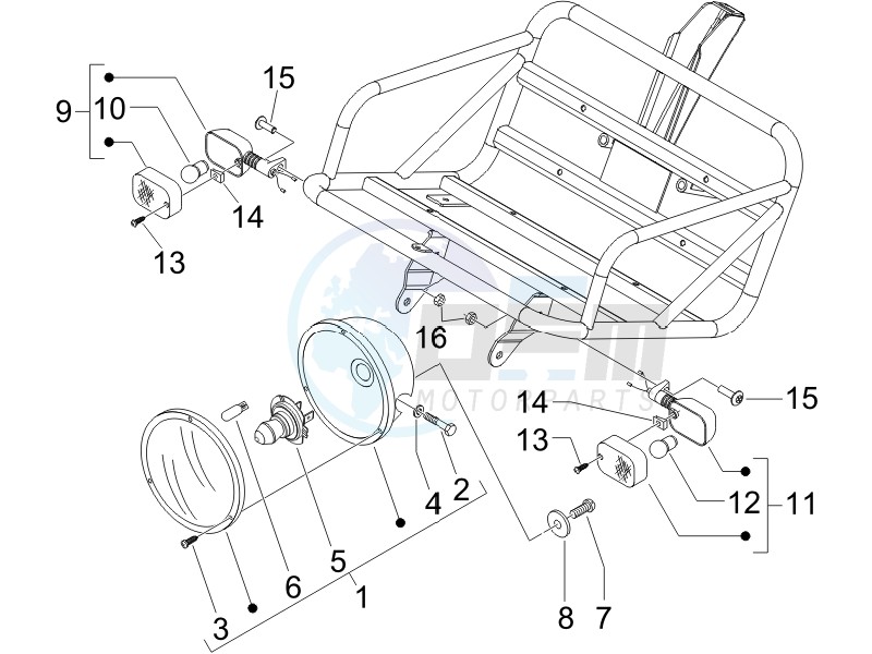 Front headlamps - Turn signal lamps image