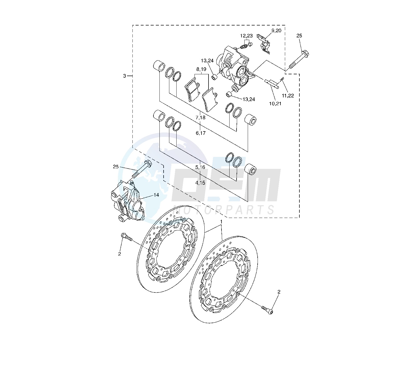 FRONT BRAKE CALIPER image