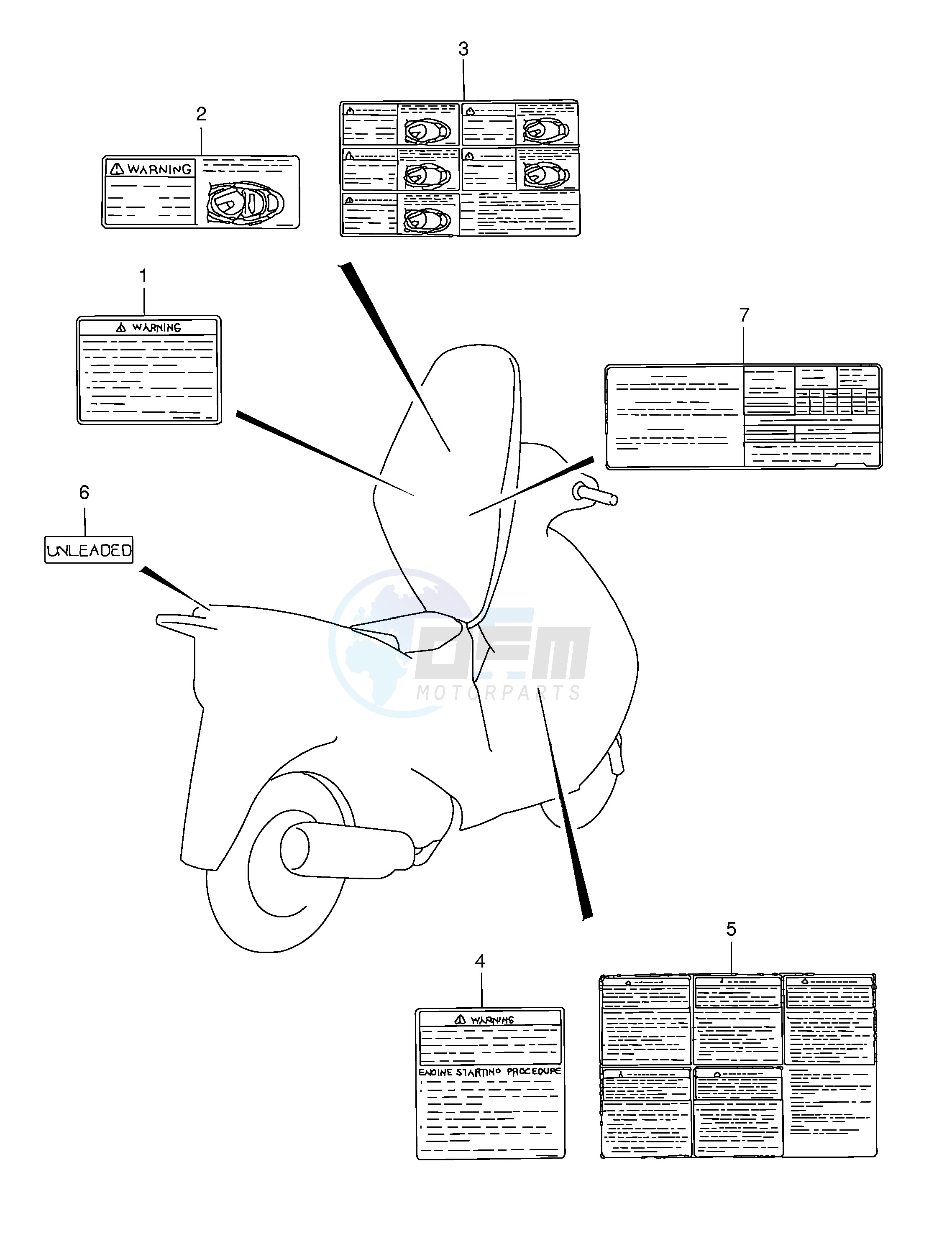 LABEL (MODEL W X Y) blueprint
