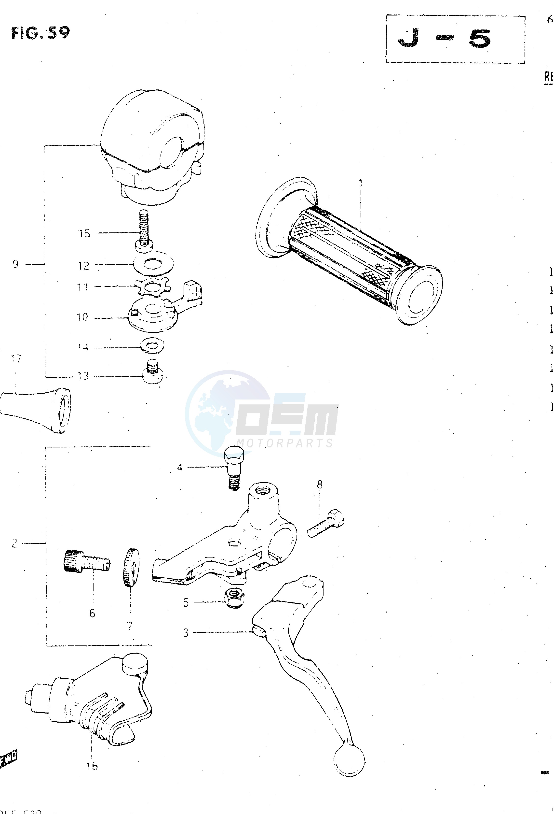 LEFT HANDLE SWITCH (GSX500ESE ESF) image