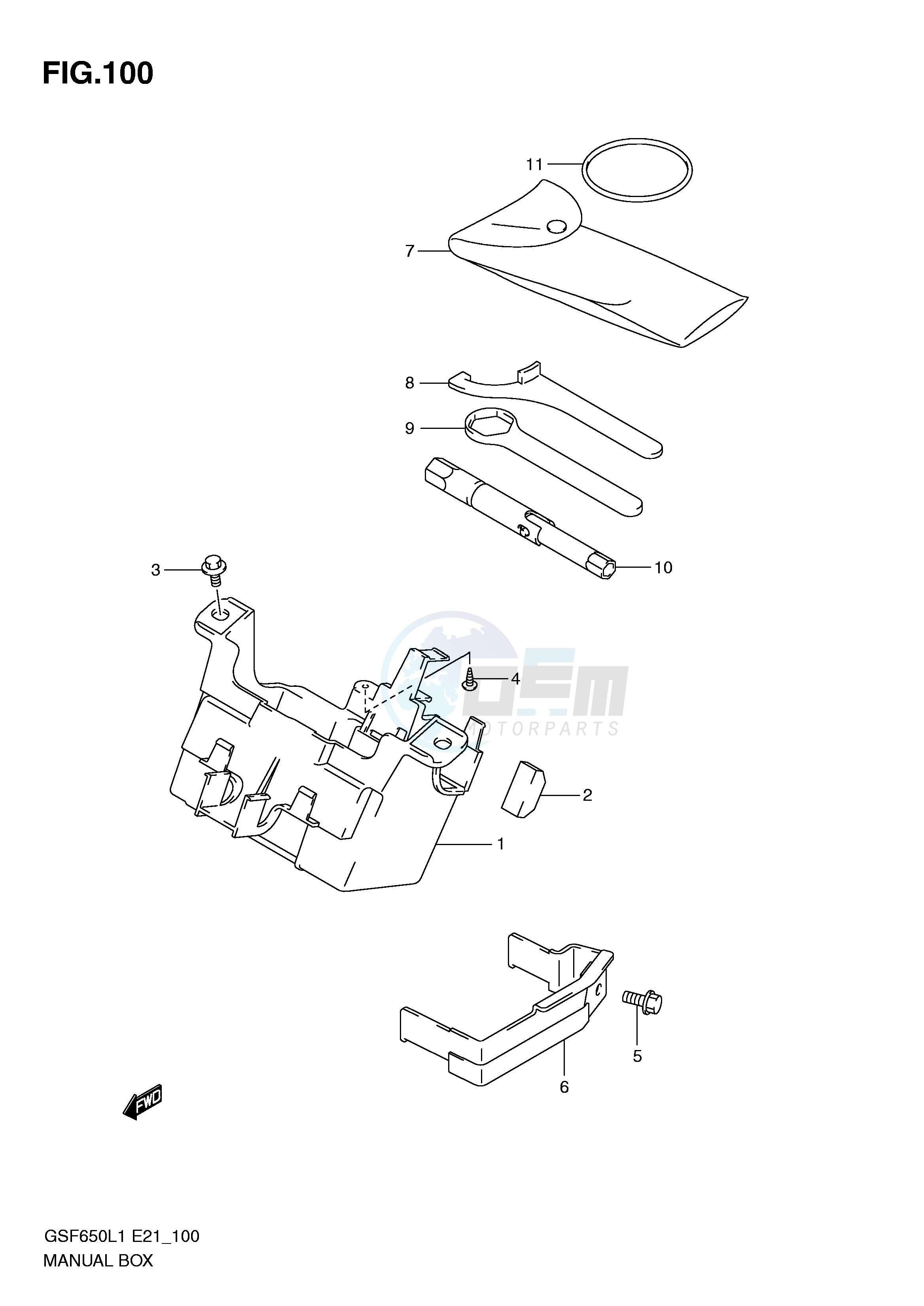 MANUAL BOX (GSF650UL1 E21) image