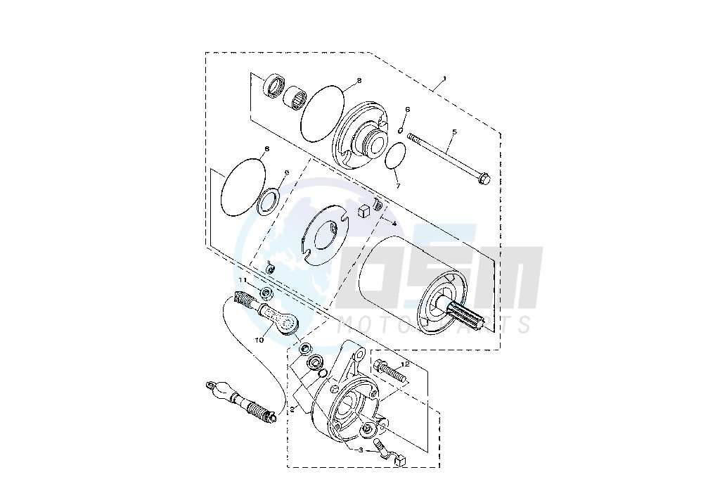 STARTING MOTOR image