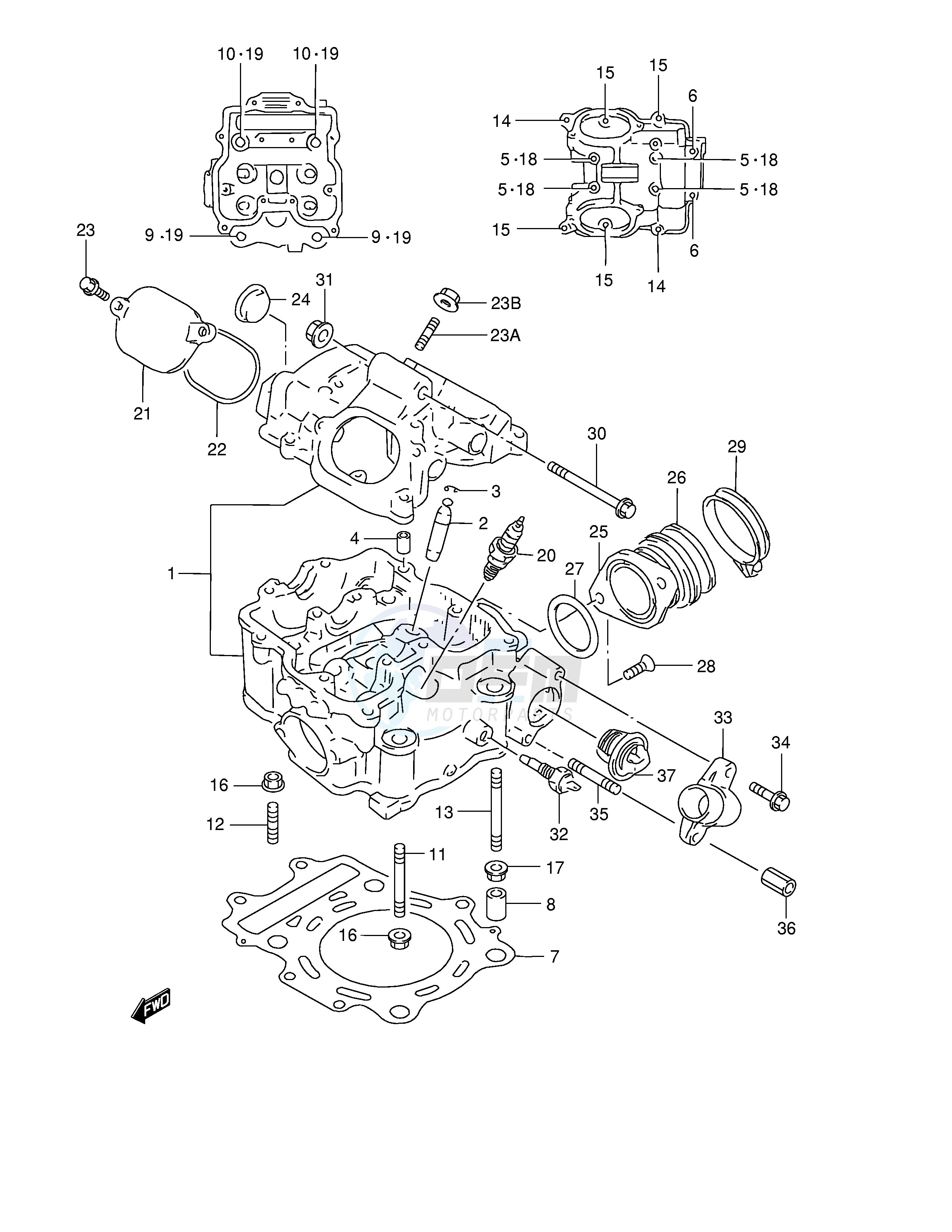 CYLINDER HEAD image