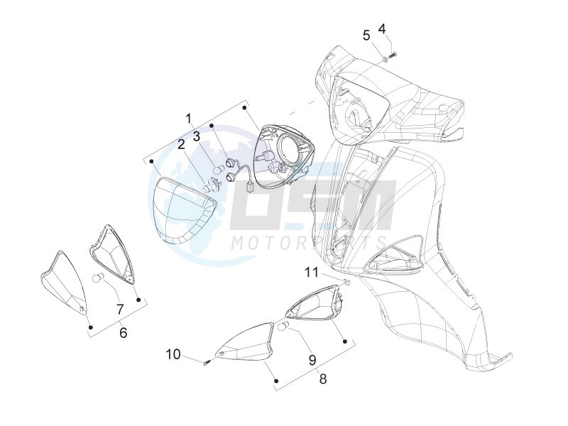 Head lamp - Turn signal lamps image